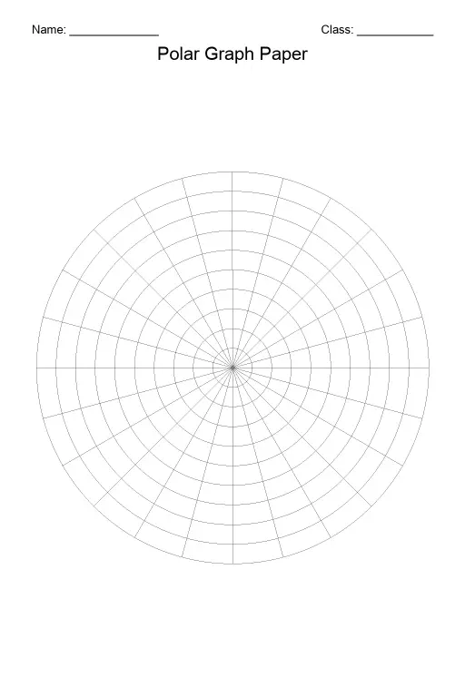 Polar Graph Paper