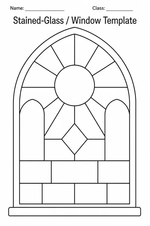 Stained-Glass / Window Template