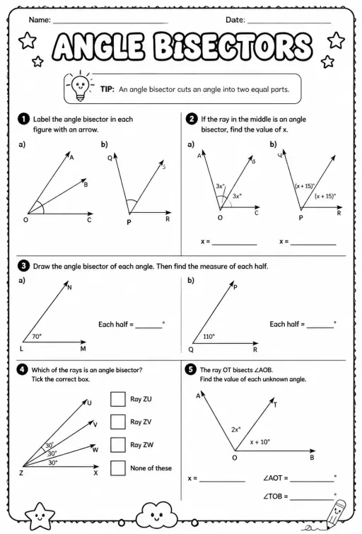 Angle bisectors