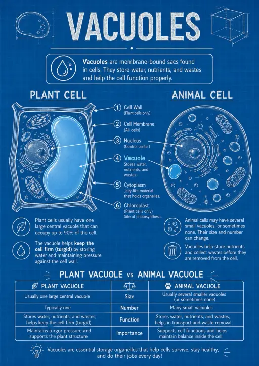 Animal cells Infographic