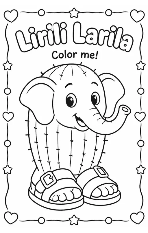 Lirili Larila Coloring Pages