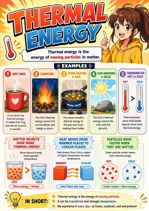 Thermal Energy Infographic