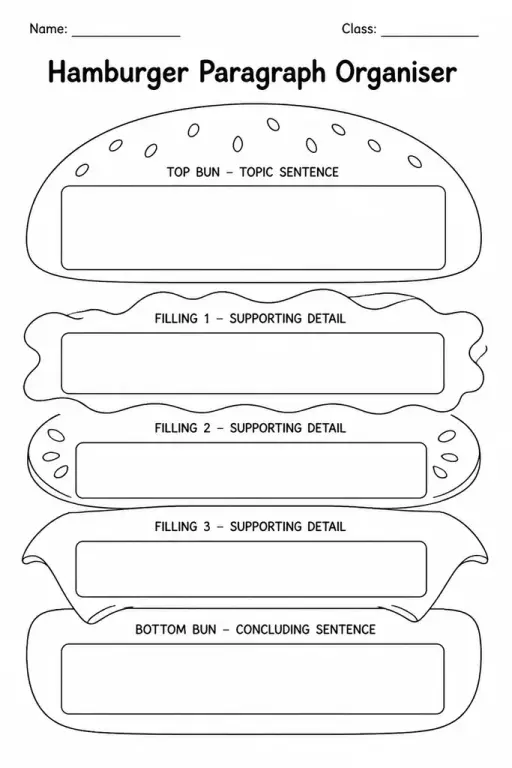 Hamburger Paragraph Organiser