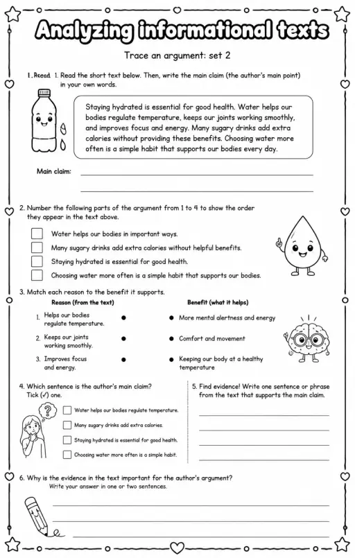 Trace an argument: set 2