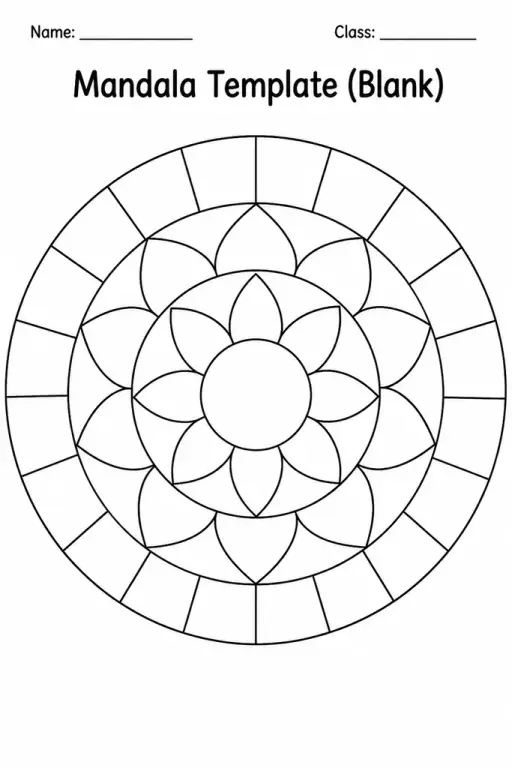 Mandala Template (Blank)