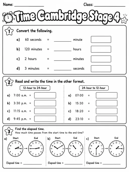 Time Cambridge Stage 4