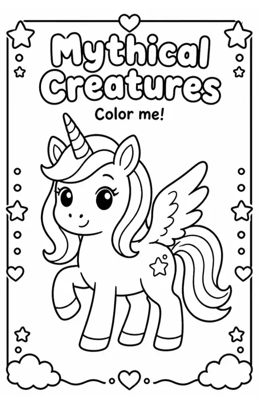 Mythical Creatures Coloring Pages