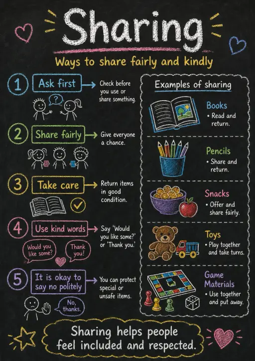 Sharing Friendship Infographic