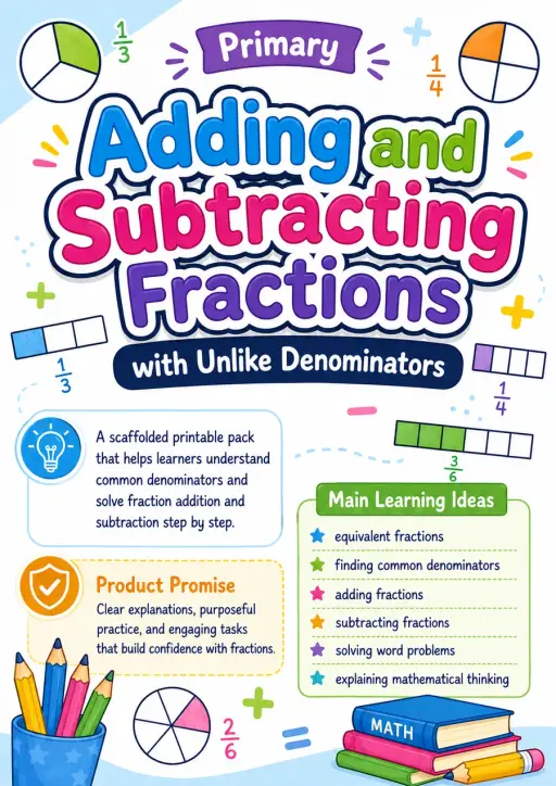 Adding and Subtracting Fractions with Unlike Denominators