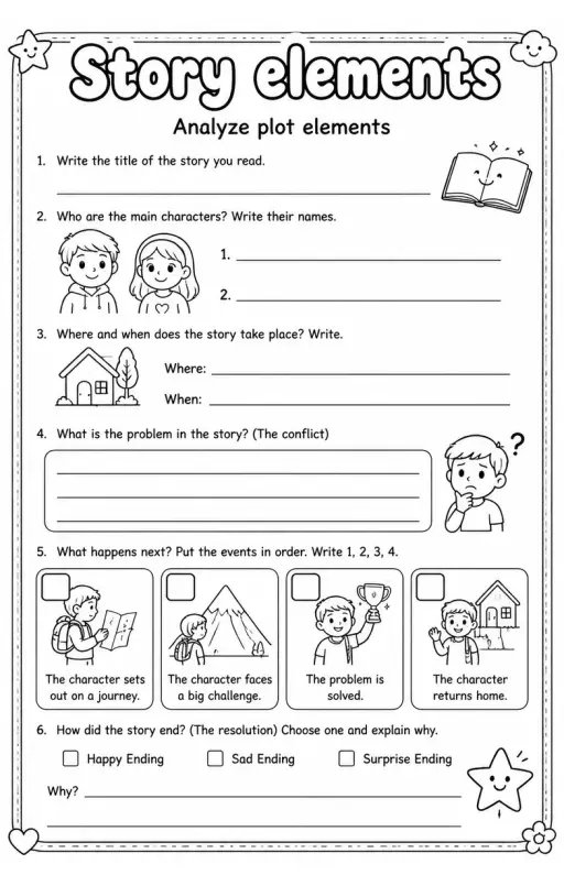 Analyze plot elements