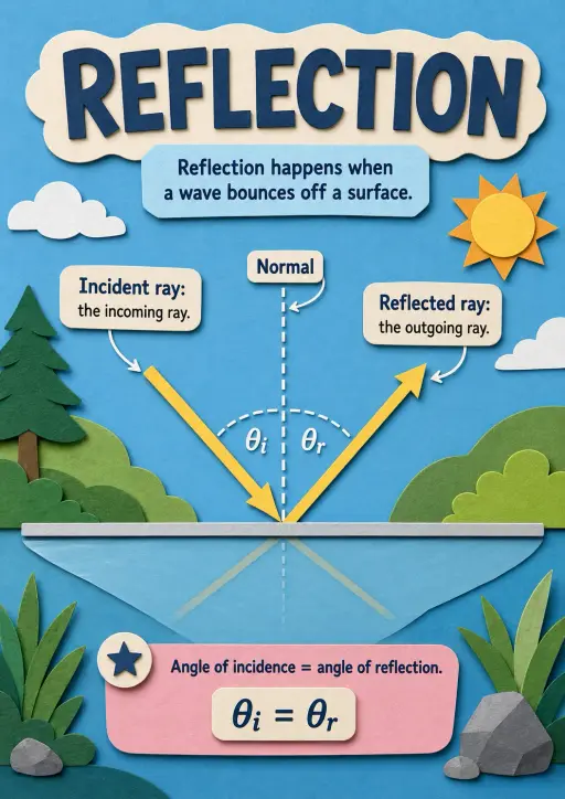 Reflection Waves Infographic