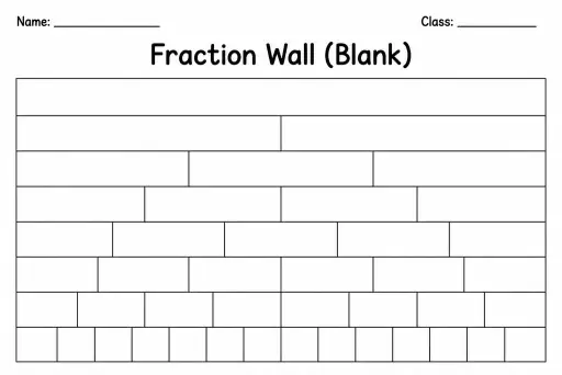 Fraction Wall (Blank)