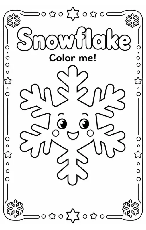 Snowflake Coloring Pages