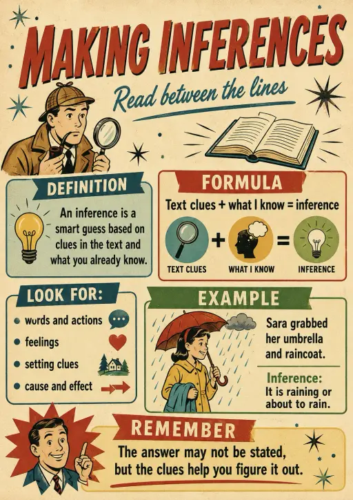 Making Inferences Reading Infographic