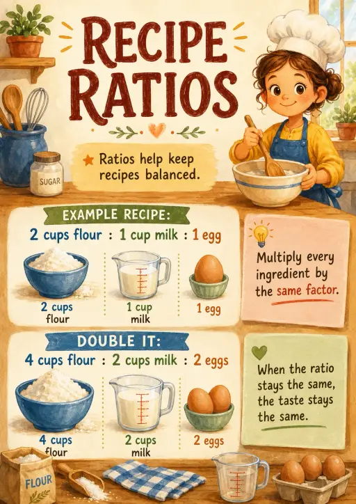 Recipe Ratios Infographic