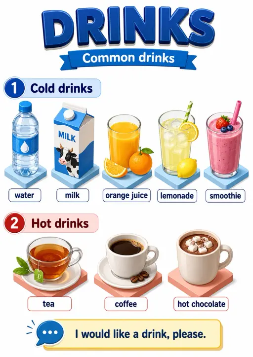 Drinks Food Infographic