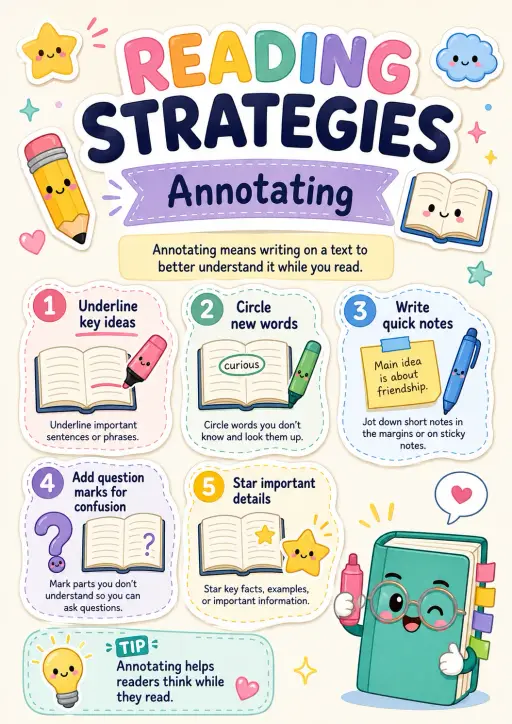 Reading Reading Strategies Infographic