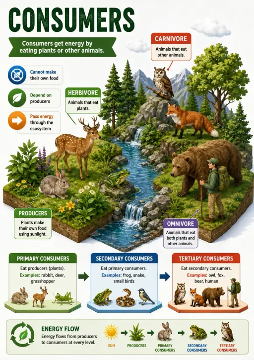 Consumers Ecosystems Infographic