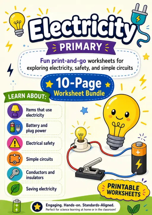 Electricity Worksheet Pack
