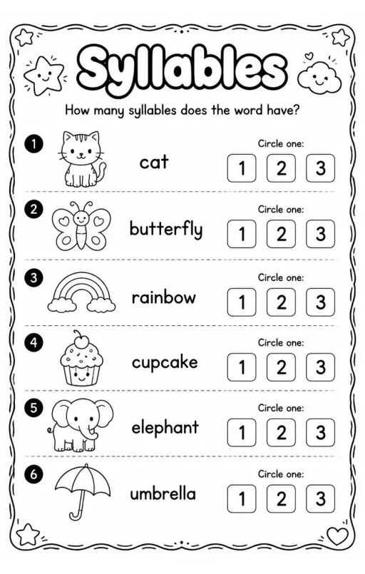 How many syllables does the word have?