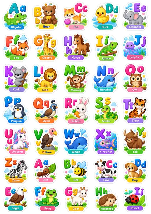 Phonics and Word Study Vocabulary Sticker Pack 01