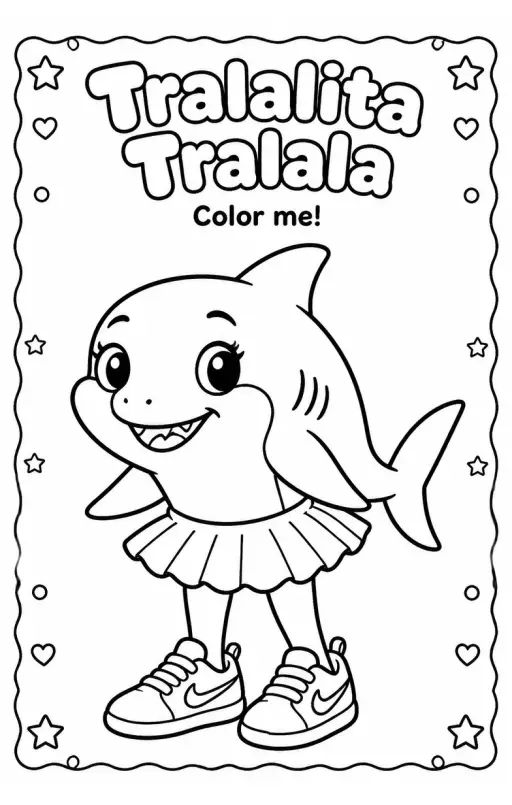 Tralalita Tralala Coloring Pages