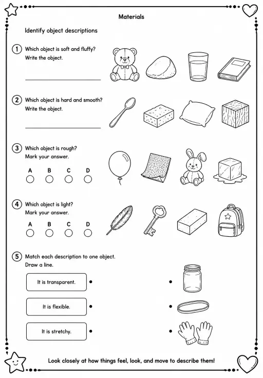 Identify object descriptions