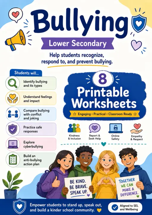 Bullying Worksheet Pack