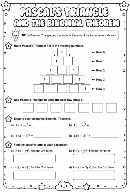 Pascal's triangle and the Binomial Theorem