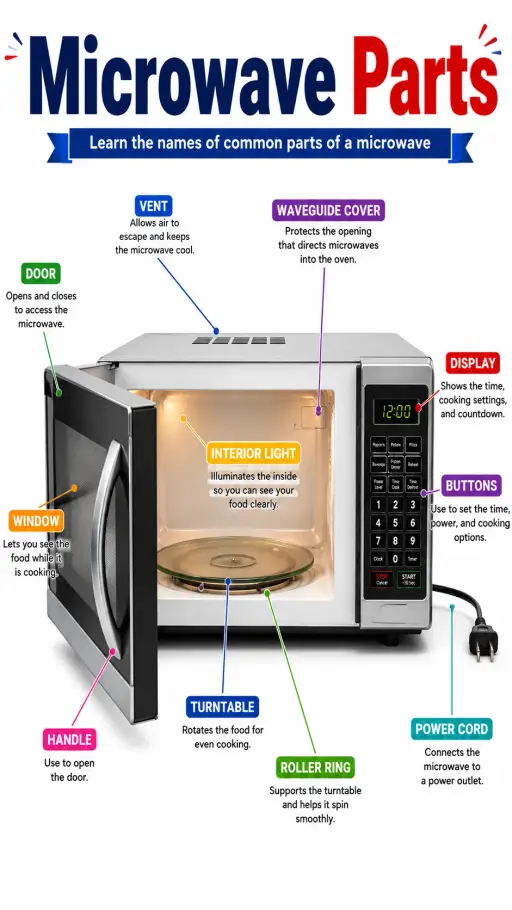 Microwave Parts Infographic