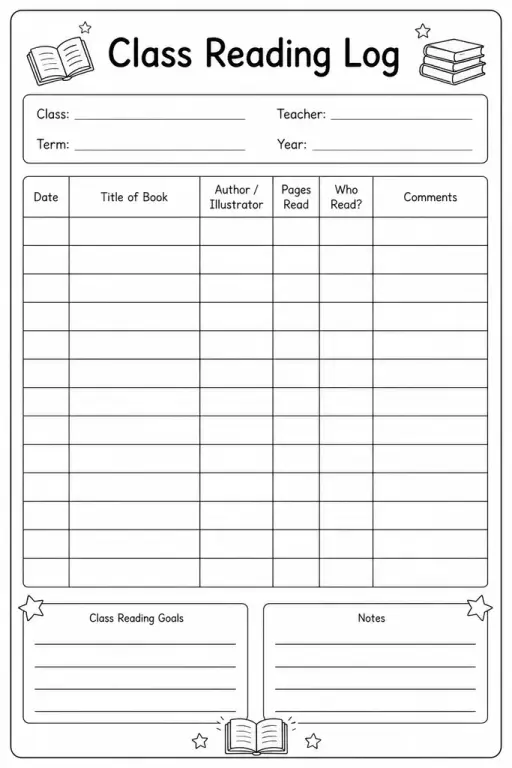 Class Reading Log