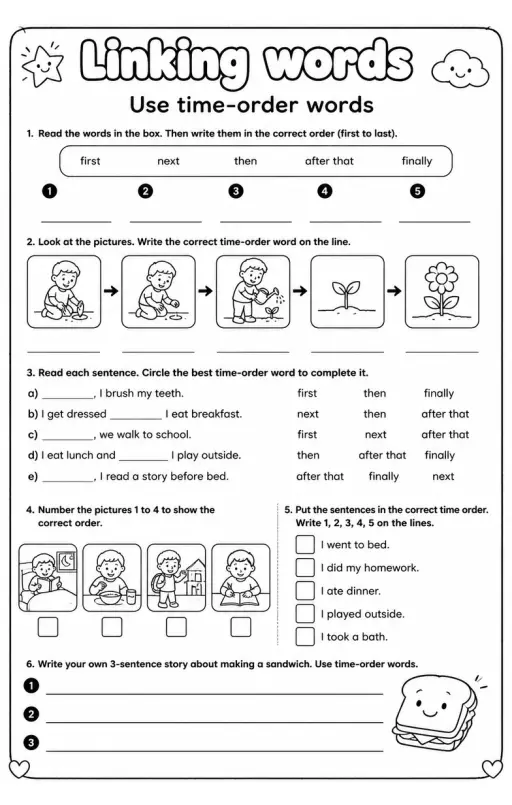 Use time-order words