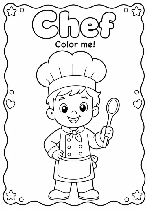 Community Helpers and Jobs Coloring Pages Pack 1