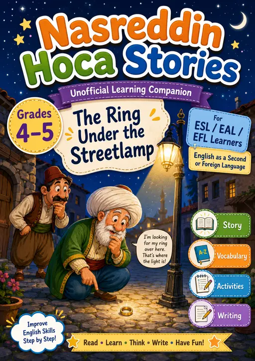 Nasreddin Hoca: The Ring Under the Streetlamp | Grades 4-5 | 10 Pages preview