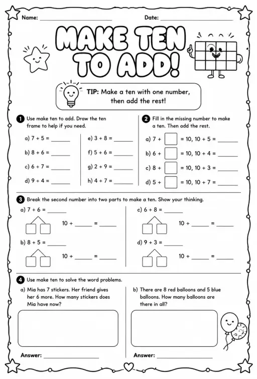 Make ten to add