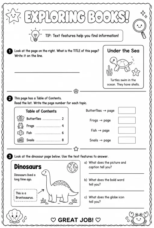 Use text features