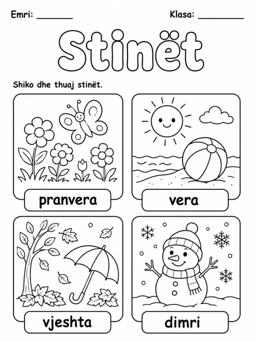 Stinët - Pako fletësh pune