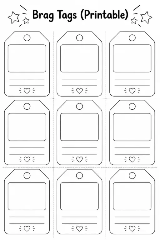 Brag Tags (Printable)