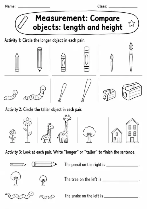 Grade 1 Time Math Worksheet Pack