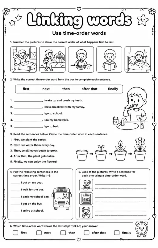 Use time-order words