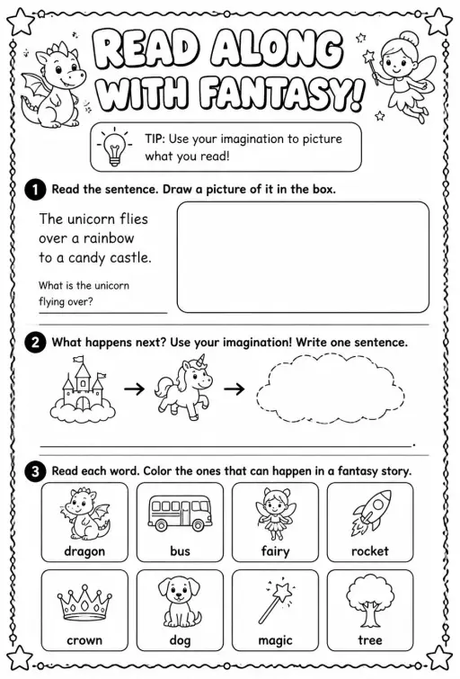 Read along with fantasy