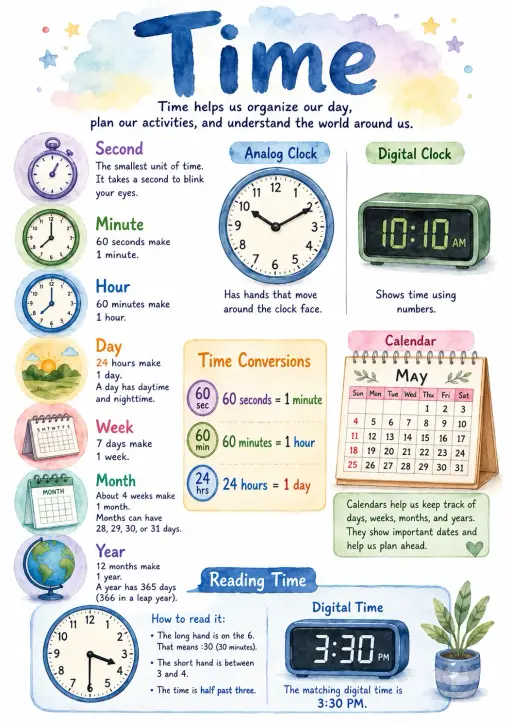 Time Measurement Infographic
