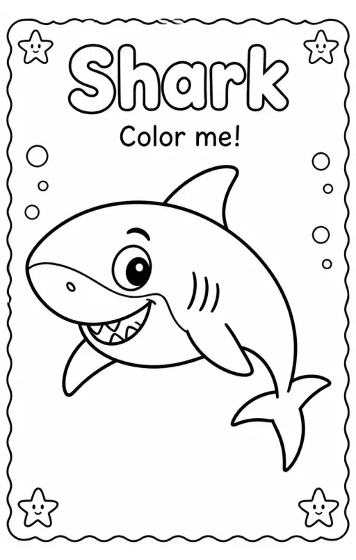 Shark Coloring Pages