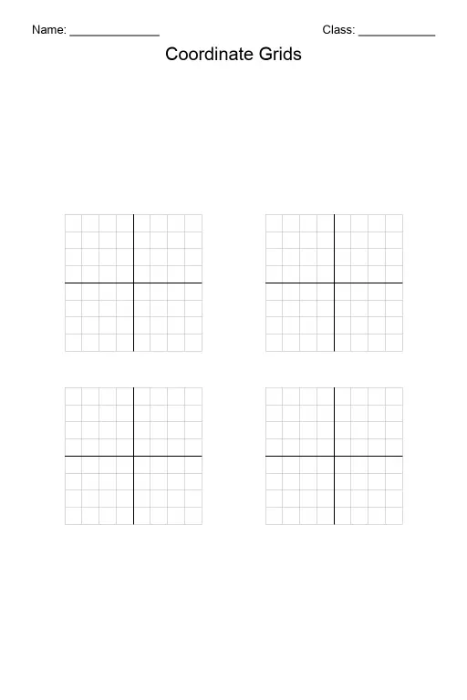 Coordinate Grid — Multi (Small)