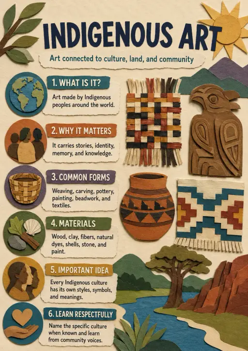 Indigenous Art Art History Infographic
