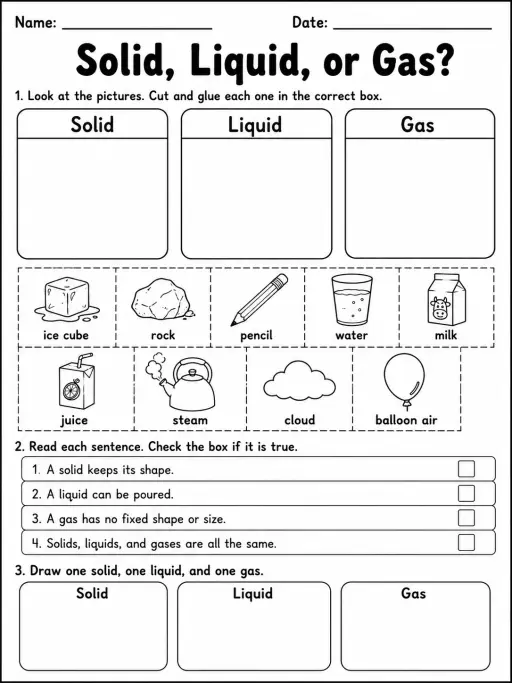 Solid, Liquid, or Gas?