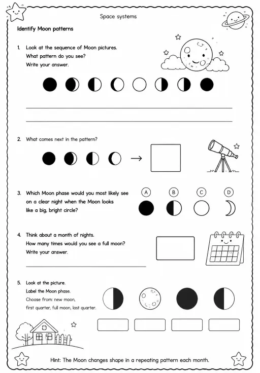 Identify Moon patterns
