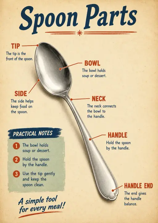 Spoon Parts Restaurant Dining Infographic