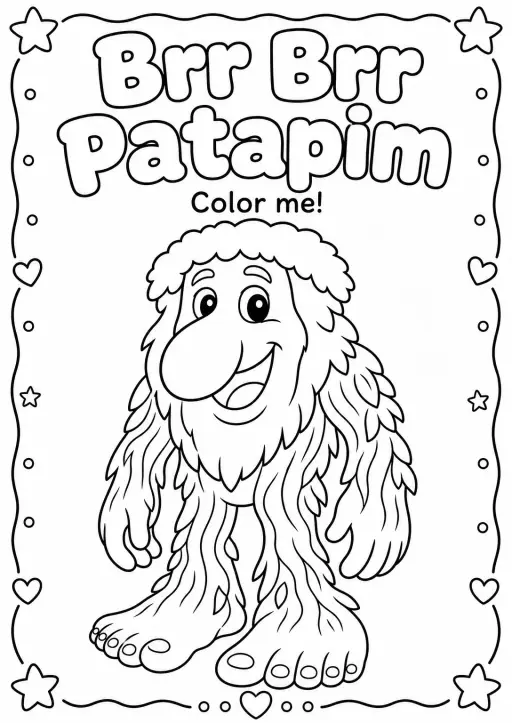 Brr Brr Patapim Coloring Pages