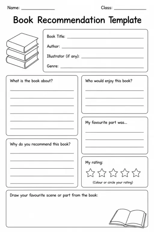 Book Recommendation Template